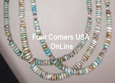 Bead Necklaces that compliment many Dry Creek Turquoise Pendants but is not Dry Creek Turquoise