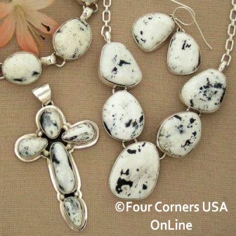 White Buffalo Turquoise Navajo Silver Jewelry Four Corners USA OnLine